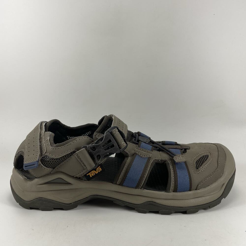Teva Omnium 2 Mens Size 11 Brown/Blue Closed Toe Hiking Water Trail Sandals